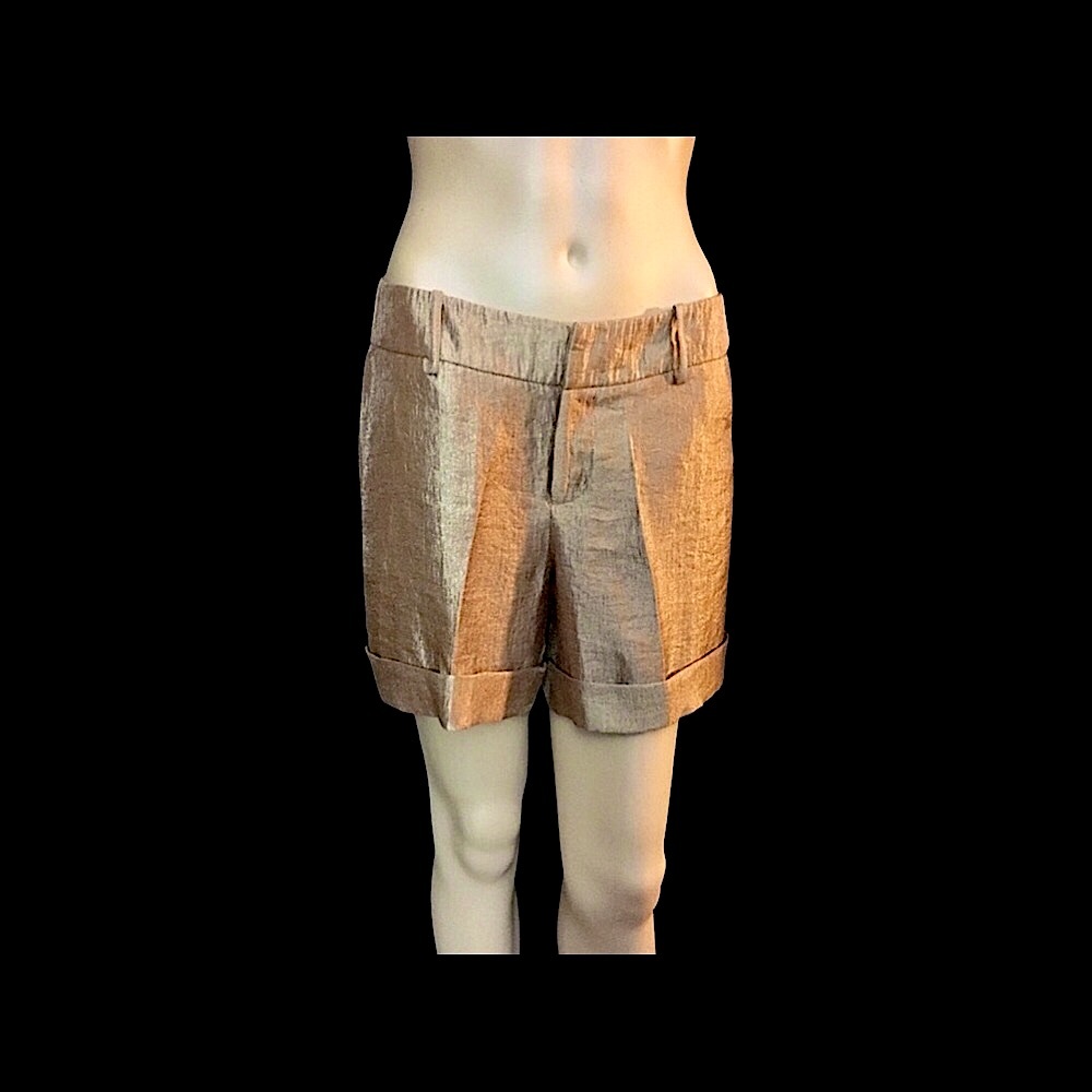 Women's Jennifer Lopez Shorts-Gold Size 4
